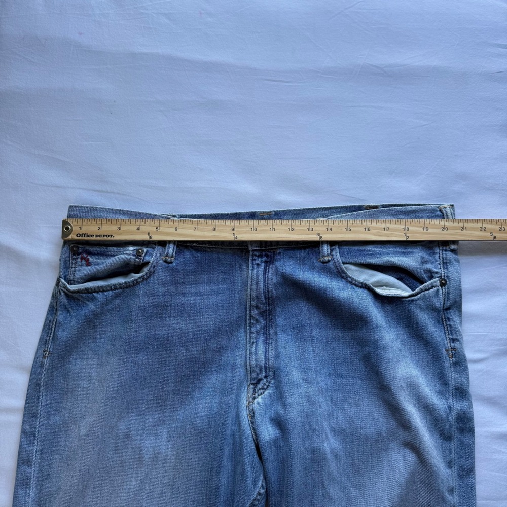 Polo Ralph Lauren Mens Light Wash Straight Leg Denim Jeans 40x30 4682134BET - Picture 10 of 12